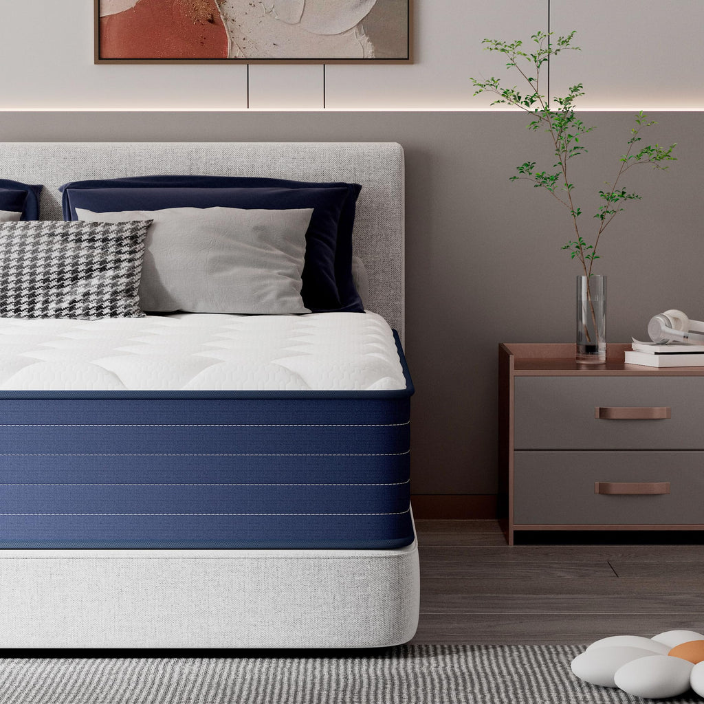 PurrJoys Matratze 160x200 H3 & H4 mit Oeko-TEX Zertifiziert, Höhe 25 cm 7 Zonen Taschenfederkernmatratze mit Memory Foam, Federkernmatratze mit